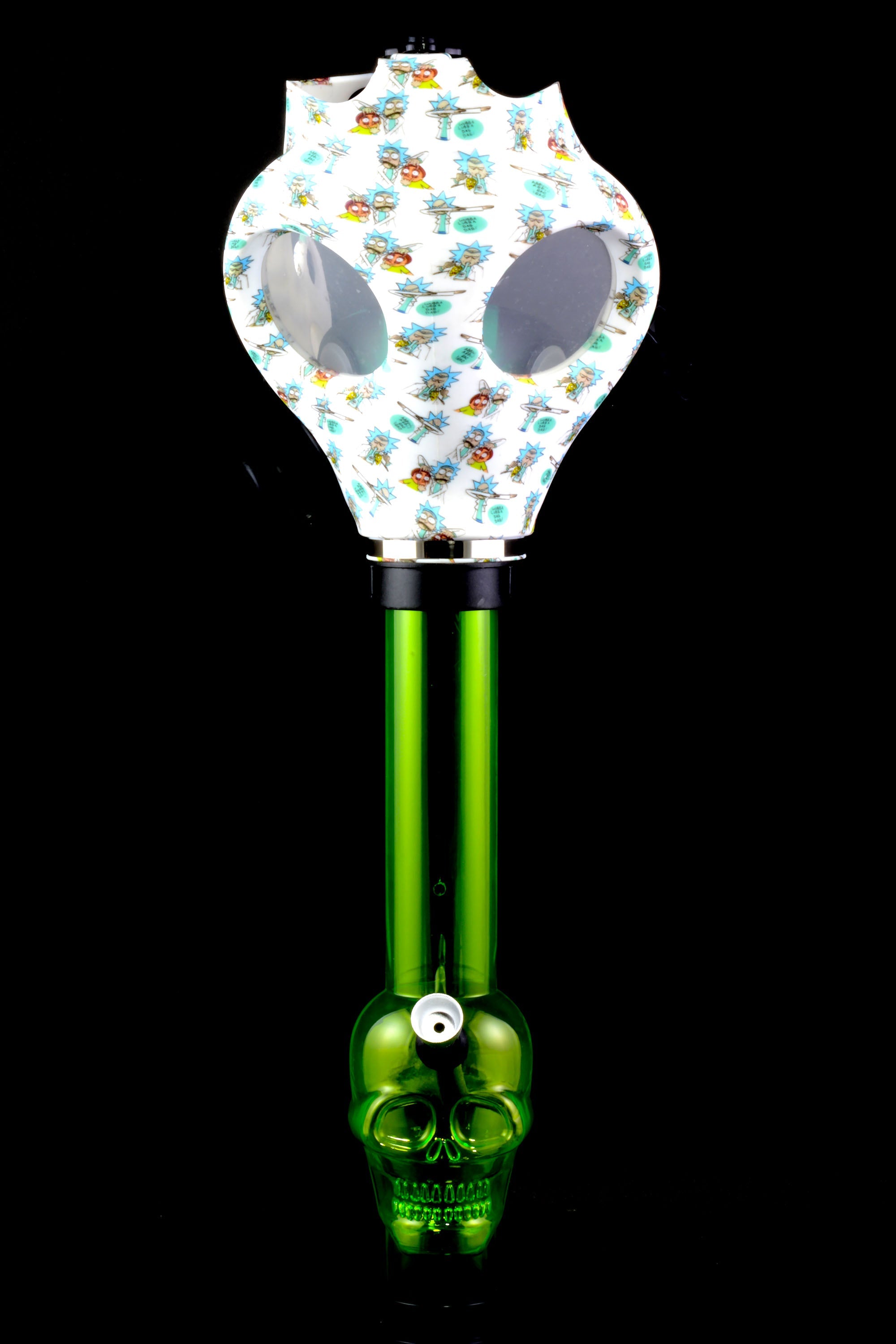 Acrylic Gas Mask Bong “Alien Skull” – Design Options - Discreet Smoker