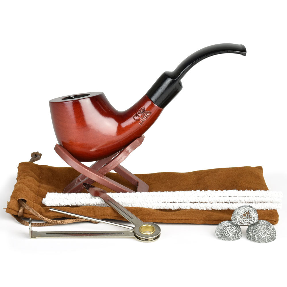 Pulsar Shire Pipes Brandy Cherry Wood - 6" - Discreet Smoker