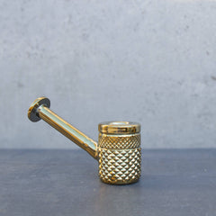 Twenties Collection Hand Pipe | Gold - Discreet Smoker