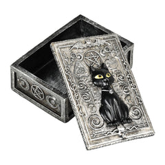 Cat Tarot Stash Box - 3.75"x5.5" - Discreet Smoker