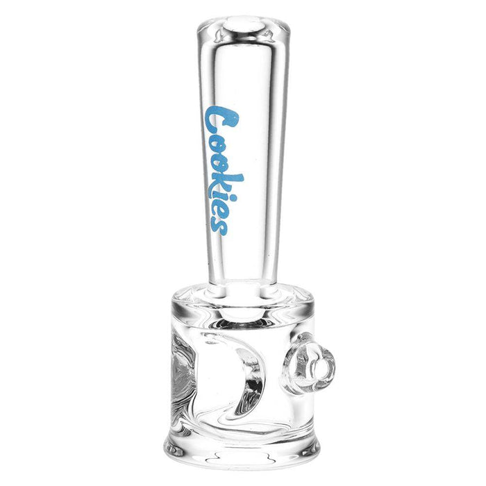 Cookies Mini Mallet Glass Hand Pipe | 4", Blue