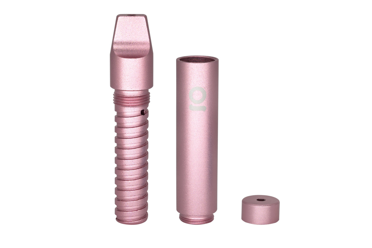 Aluminum Multi-Hitter with Cooling Spiral - Discreet Smoker