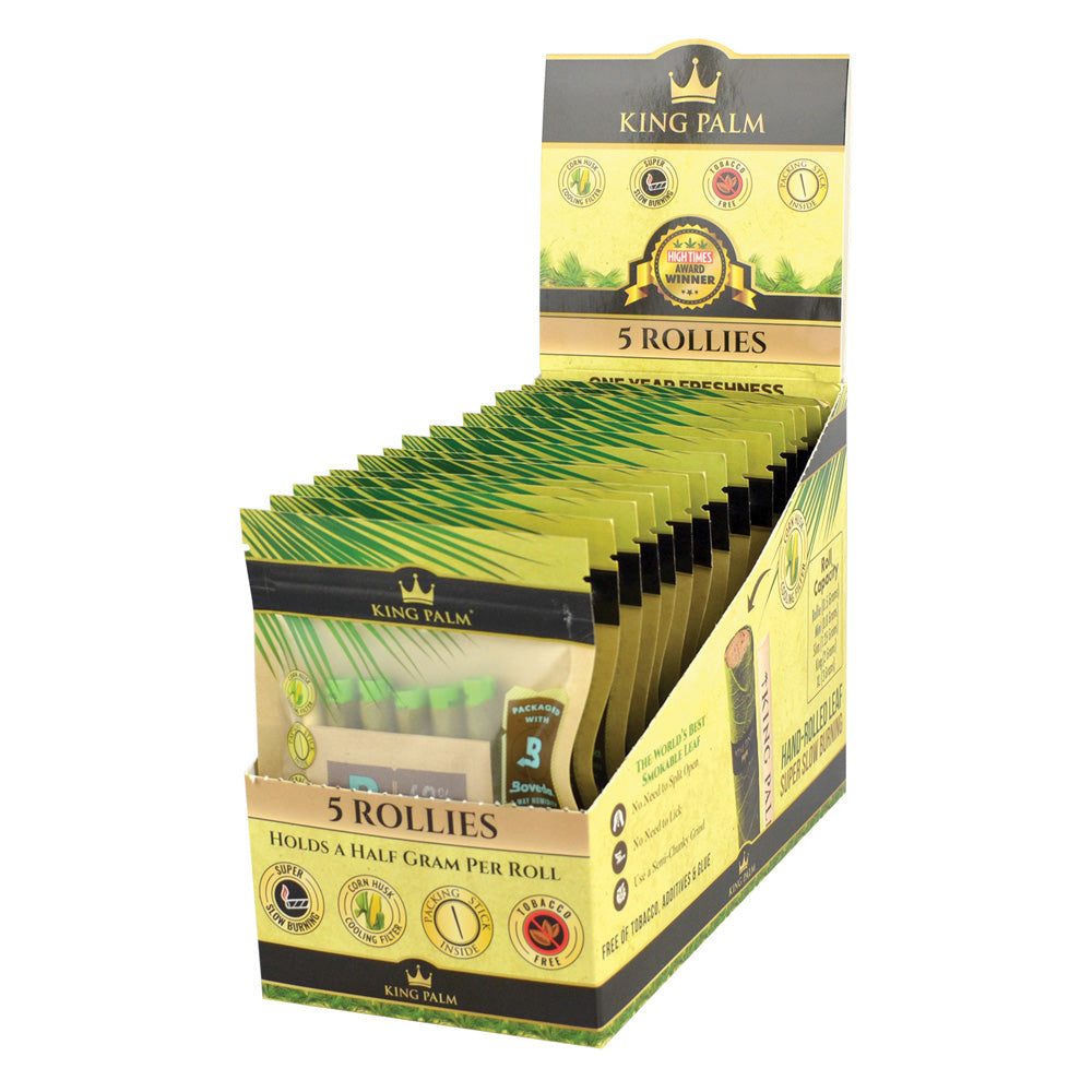 King Palm Wrap Pouches - 5pk / Rollies 15pcs - Discreet Smoker