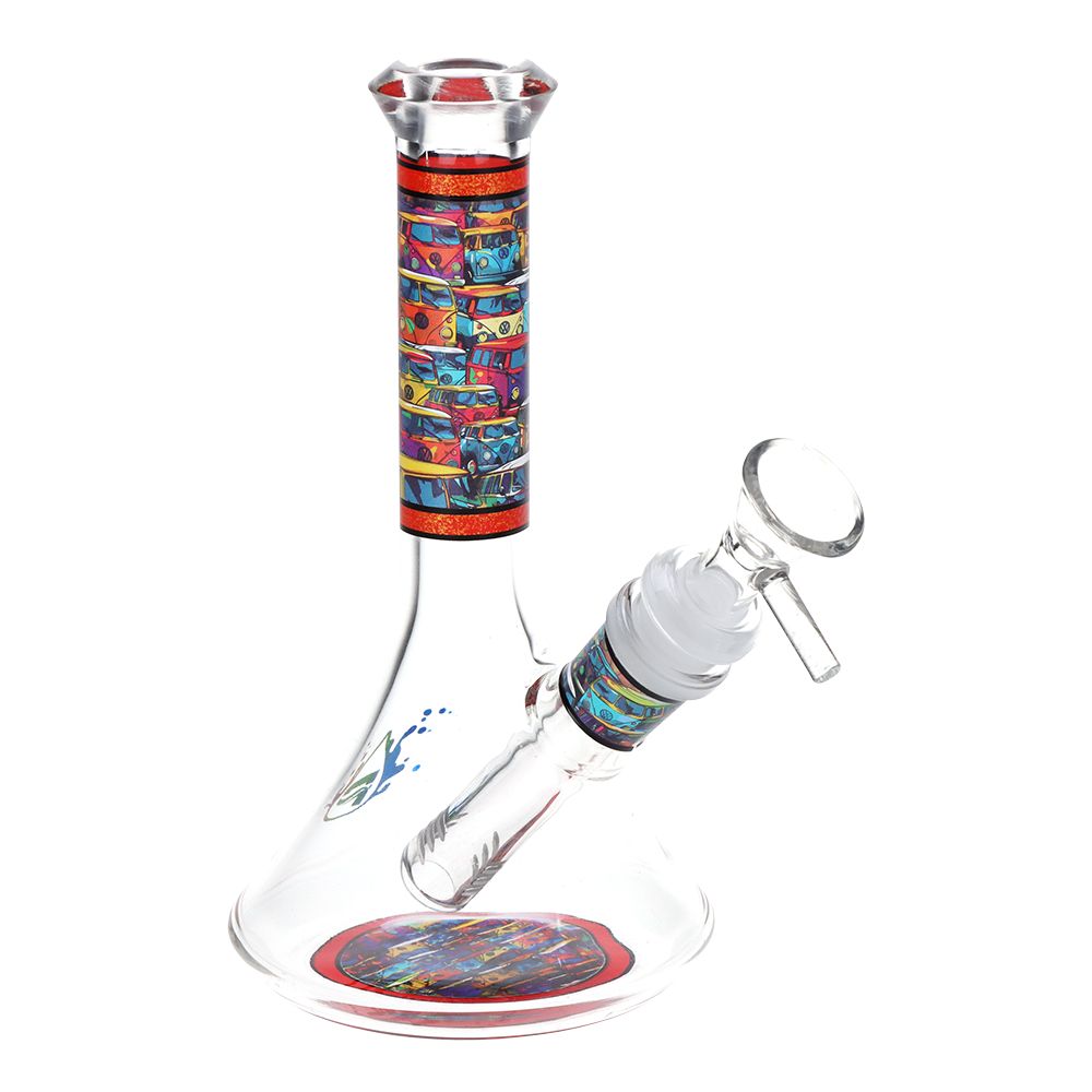 Pulsar Design Series Flared Beaker Glass Water Pipe | 6.75" | 14mm F - Discreet Smoker