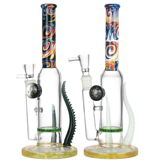 Galaxy Kraken Water Pipe | 9.75" | 14mm F | Colors Vary - Discreet Smoker