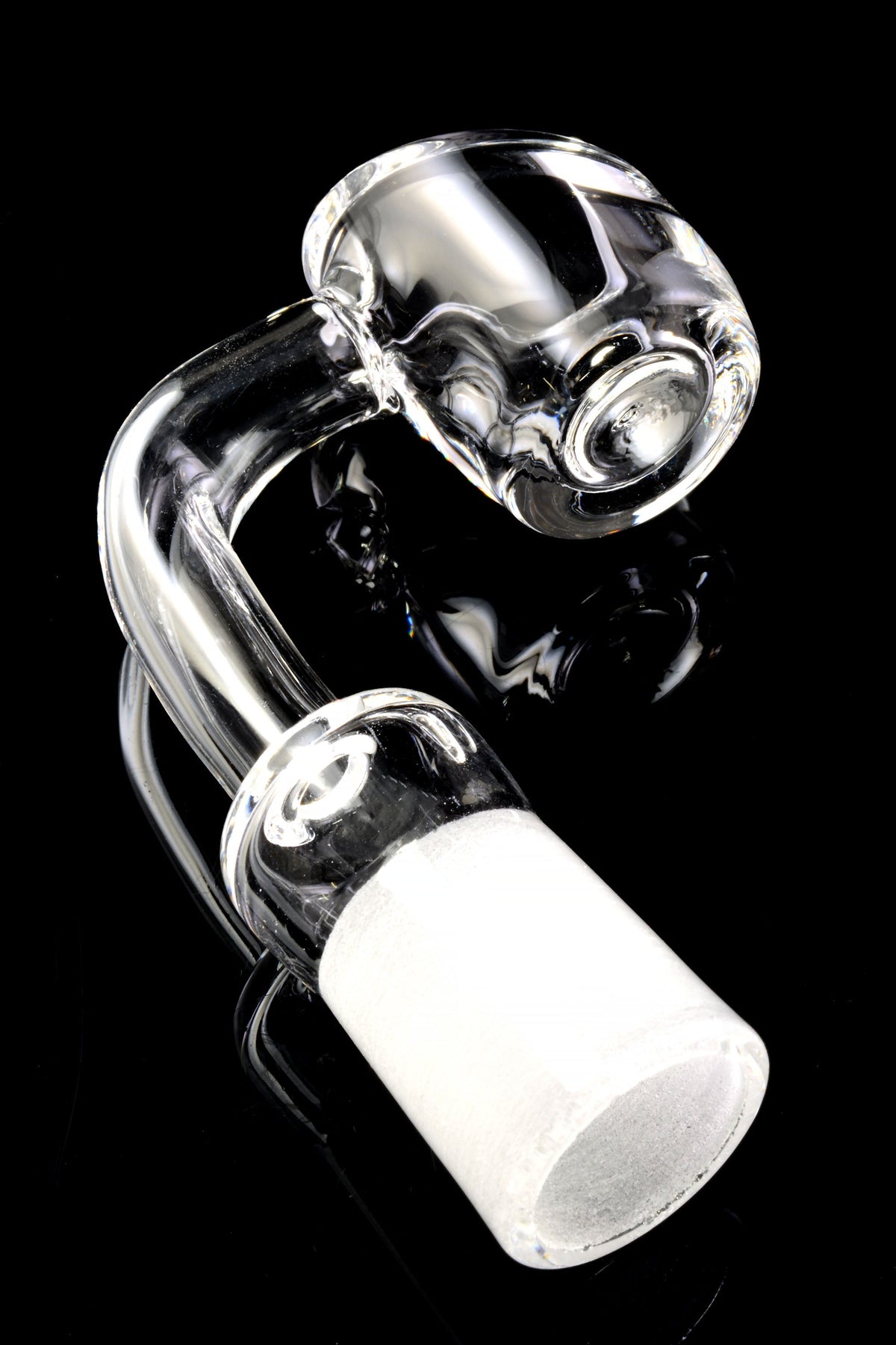 Quartz 14.5 mm Female Domeless Banger – 4 mm Thick - Discreet Smoker