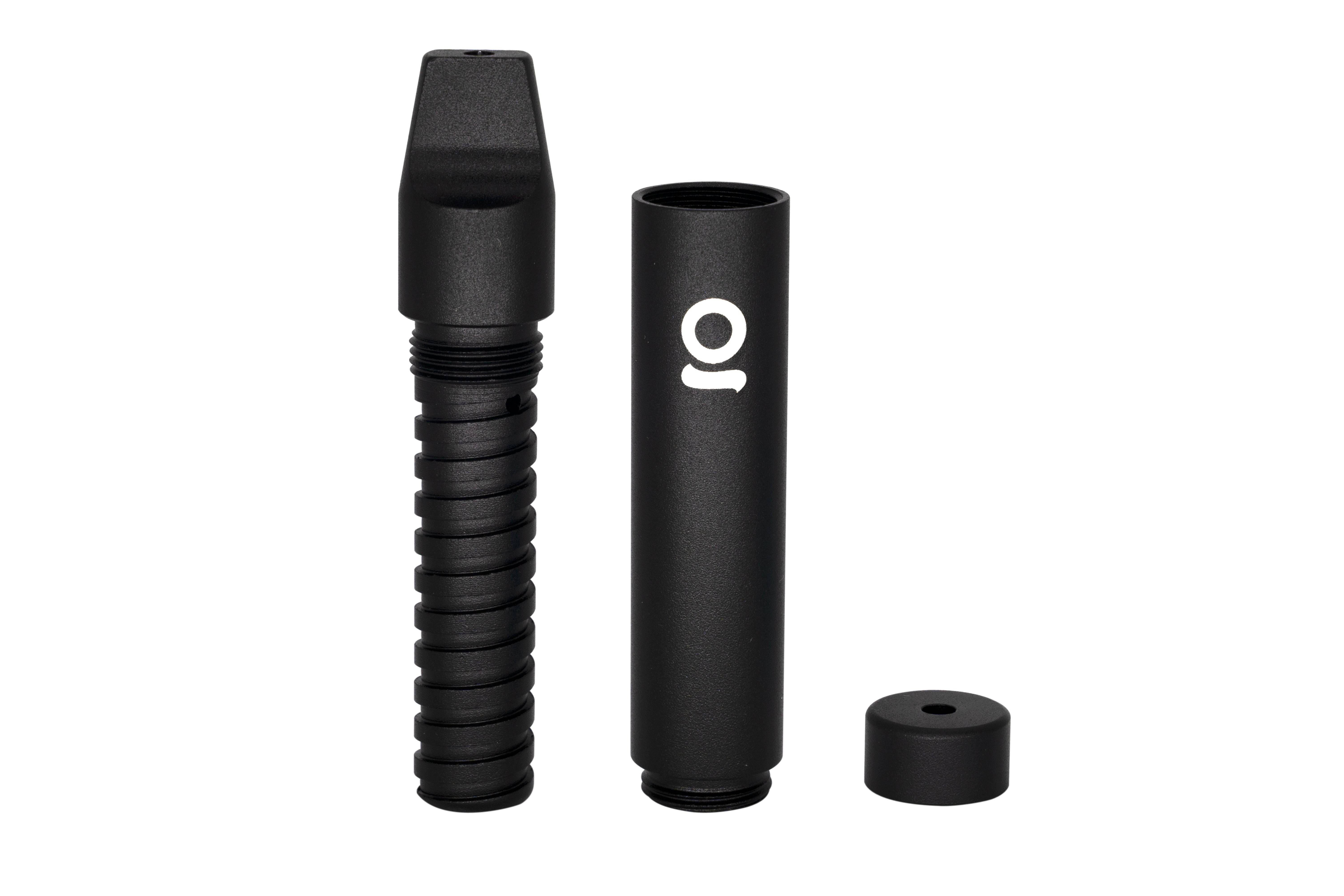 Aluminum Multi-Hitter with Cooling Spiral - Discreet Smoker