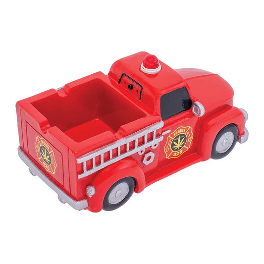 RED 420 LIGHT-UP FIRETRUCK ASHTRAY & STASH - Discreet Smoker
