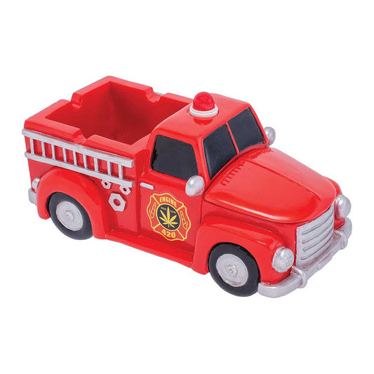 RED 420 LIGHT-UP FIRETRUCK ASHTRAY & STASH - Discreet Smoker