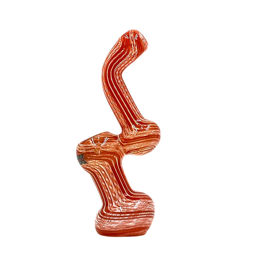 Colorburst Hammer Rock Glass Standing Bubbler - Discreet Smoker