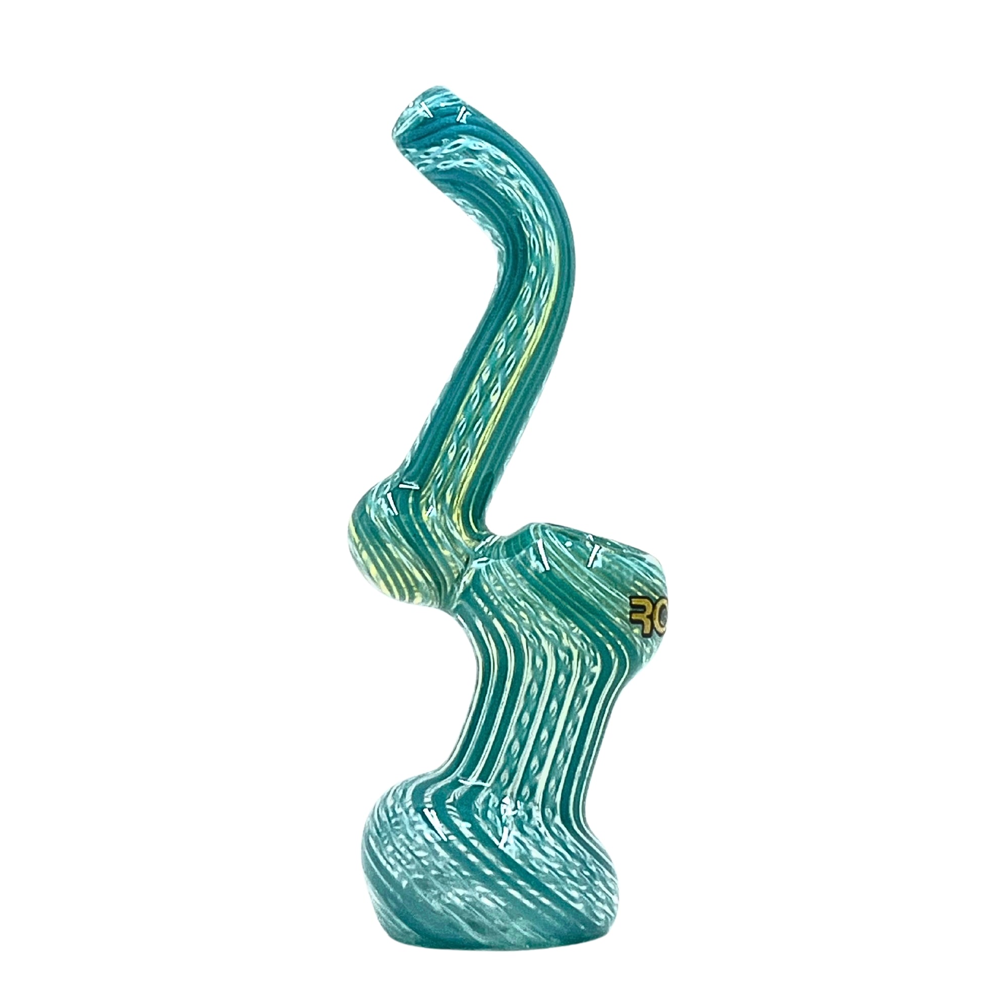 Colorburst Hammer Rock Glass Standing Bubbler - Discreet Smoker