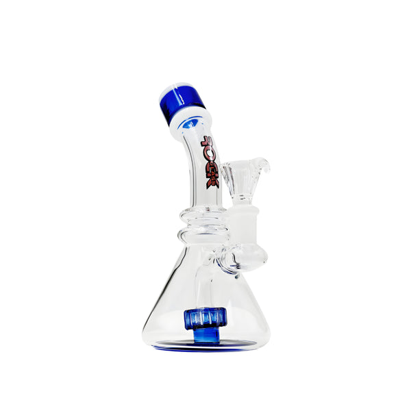 Cascade 7" Rock Glass Beaker Bong - Discreet Smoker