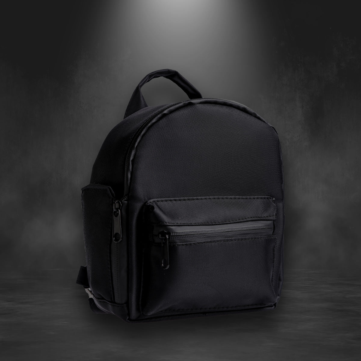 Smell Proof Mini Backpack With Secret Lock (Black) - Discreet Smoker