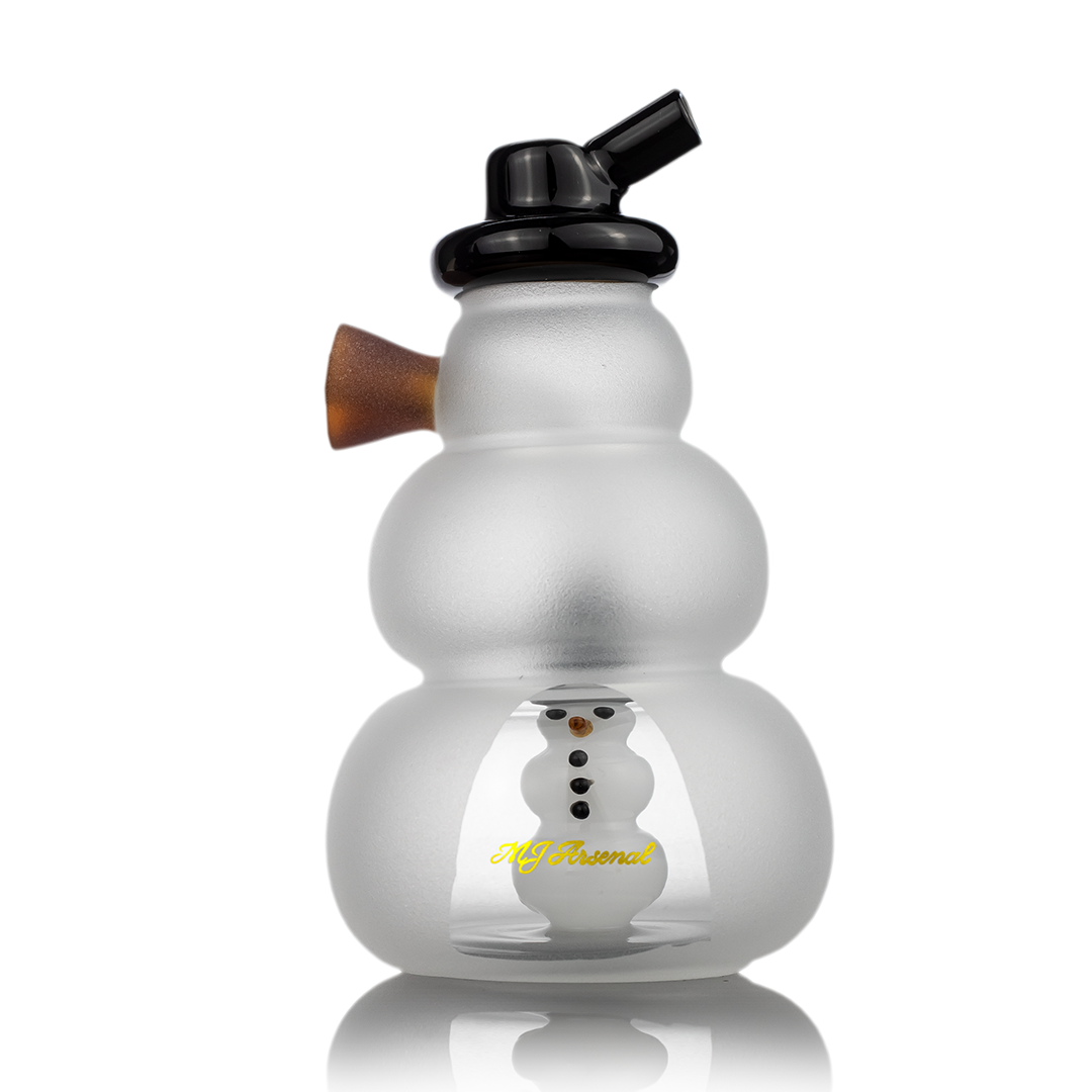 MJ Arsenal Snowperson Blunt Bubbler - Discreet Smoker