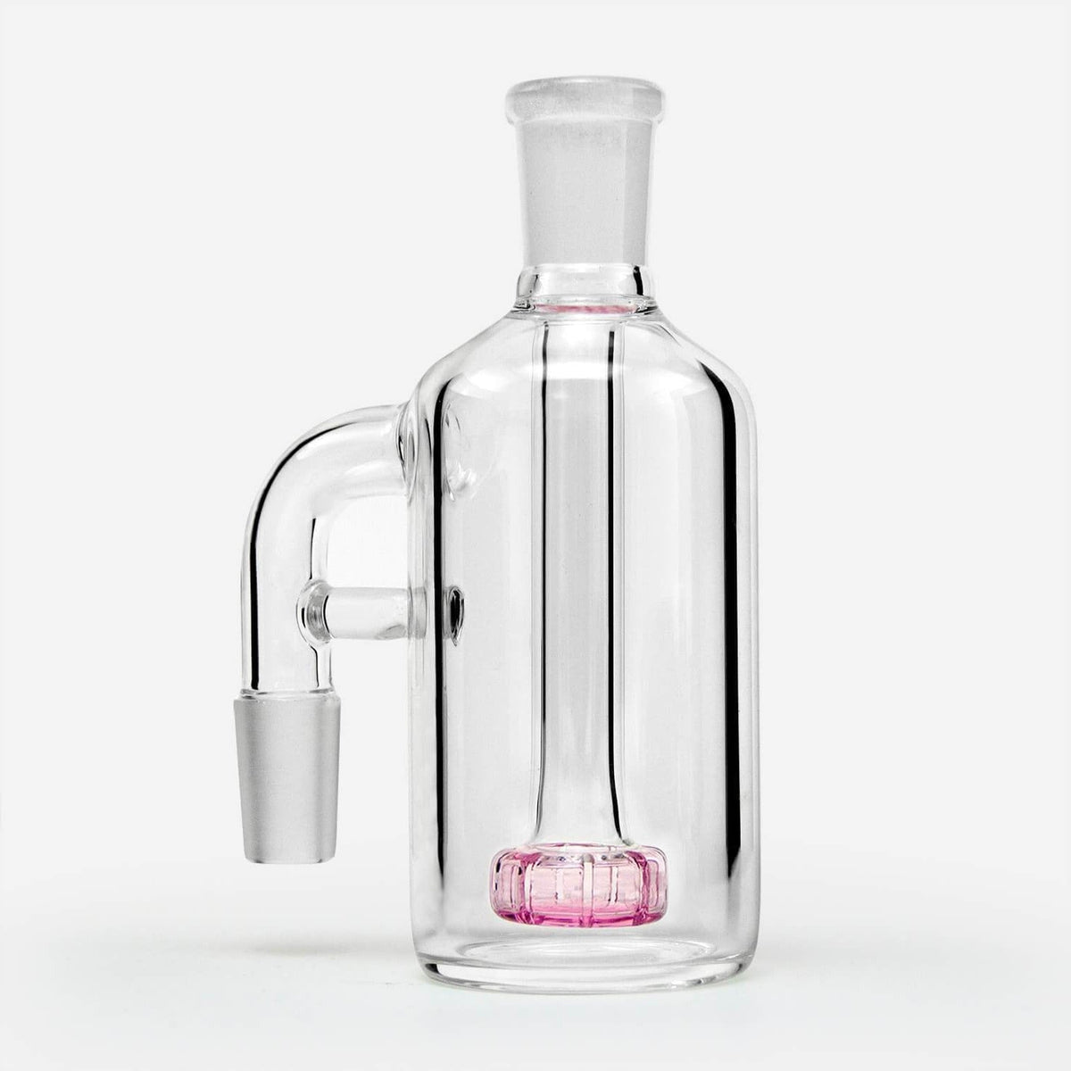 Ash Catcher 90 Degree Pink - Discreet Smoker