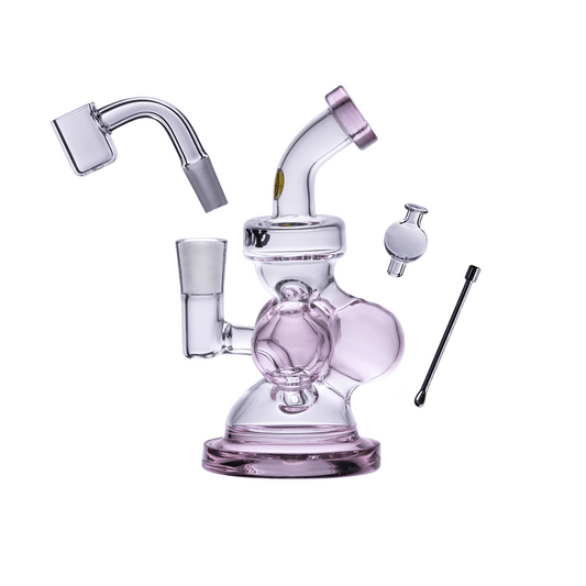 Goody Glass - Atom Mini Dab Rig 4-Piece Kit - Discreet Smoker