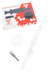 Mini 10 mm Glass Dab Straw Kit “Pocket Sipper” – 7½″