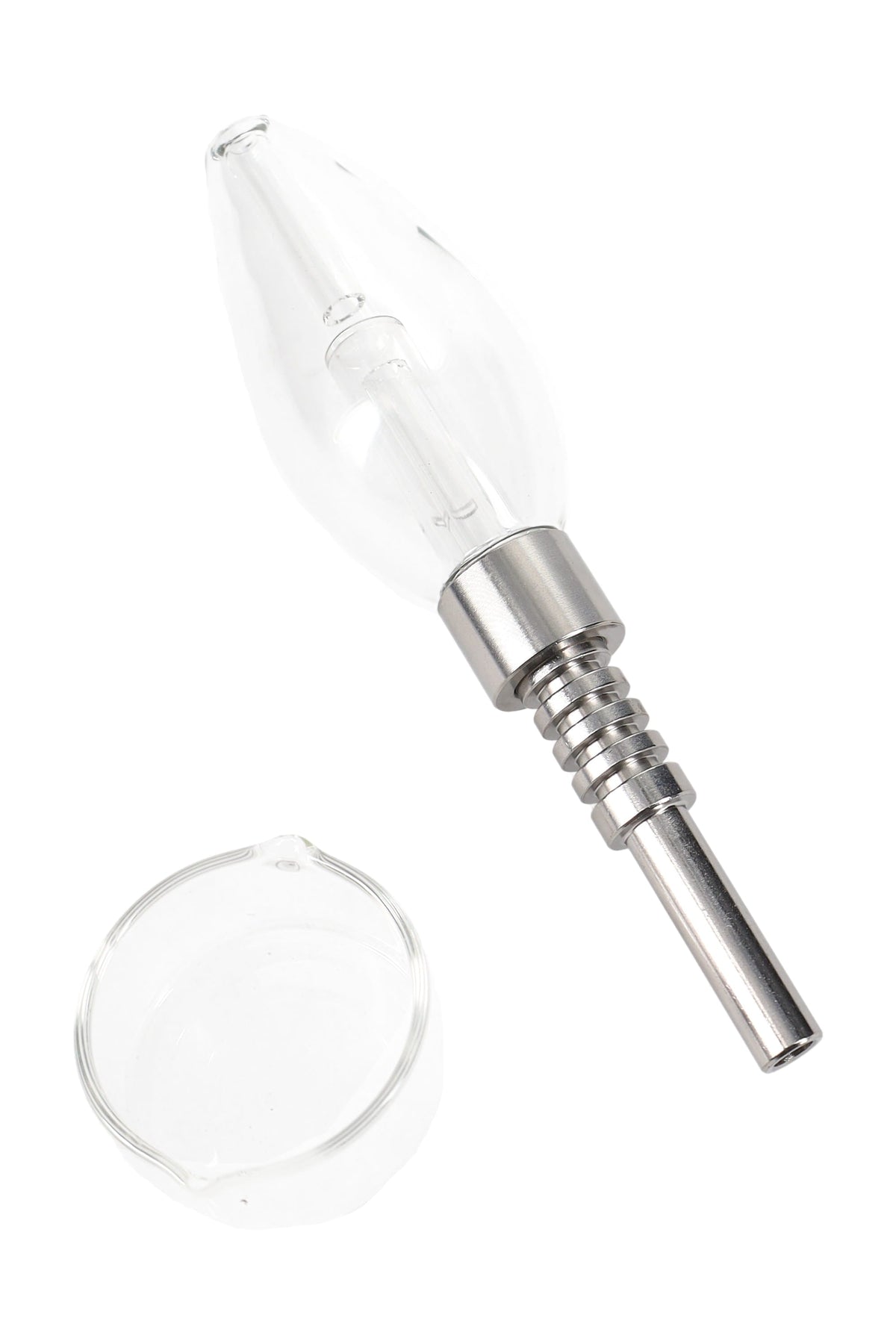 Glass Bulb Dab Straw “Mini Capsule” – 5½″ - Discreet Smoker