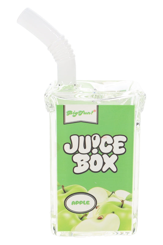 BigFun! Glass Juice Box Bubbler – 5″ - Discreet Smoker