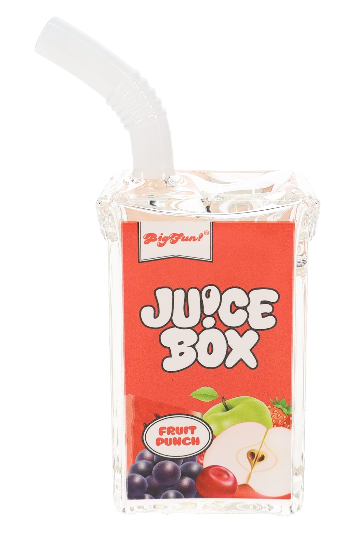 BigFun! Glass Juice Box Bubbler – 5″ - Discreet Smoker