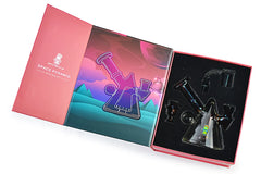 Space King Glass - 'Space Pyramid' Mini Rig - Discreet Smoker