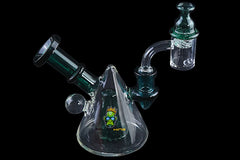 Space King Glass - 'Space Pyramid' Mini Rig - Discreet Smoker