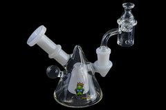 Space King Glass - 'Space Pyramid' Mini Rig - Discreet Smoker