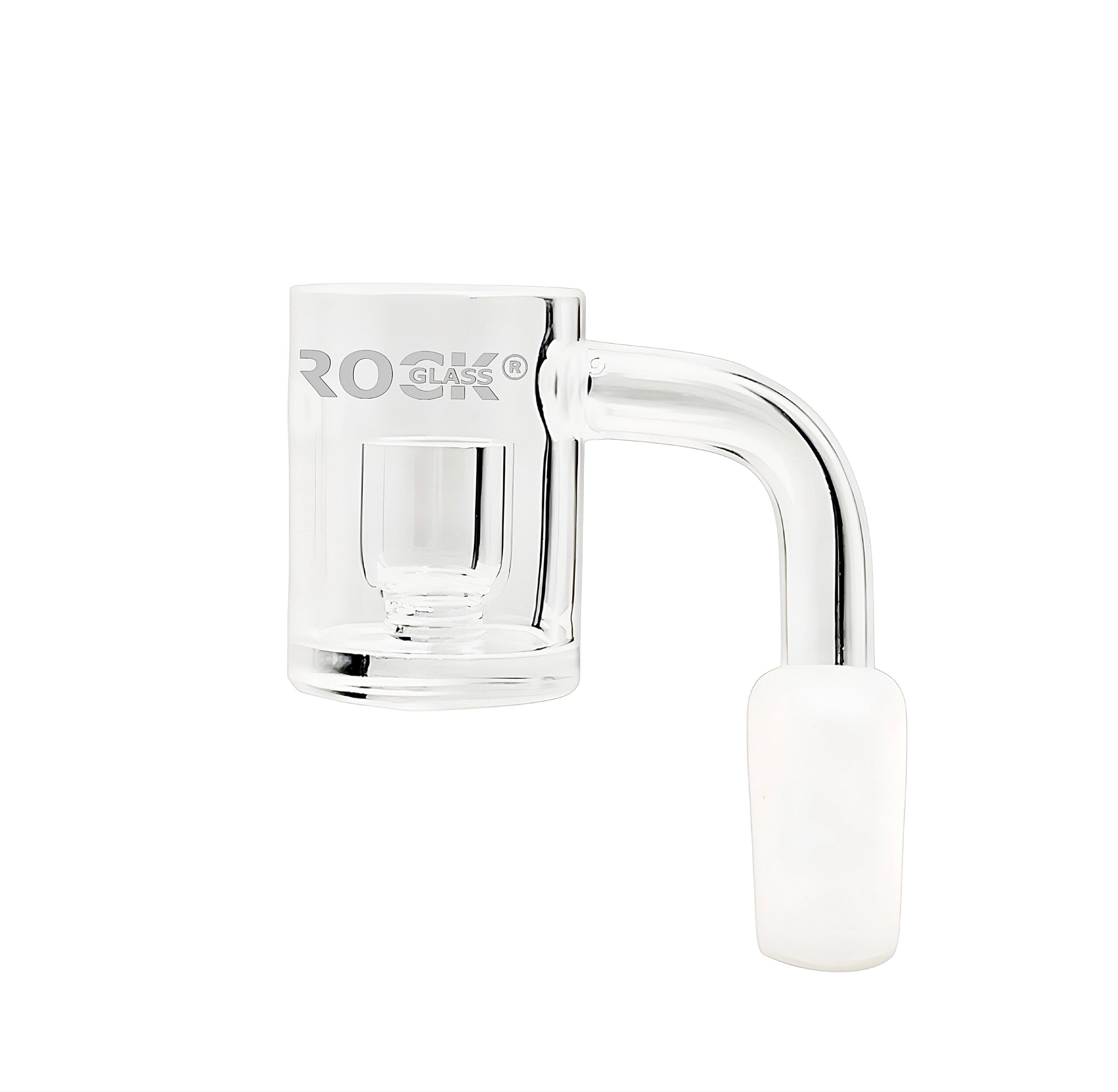 Thermal Titan 14mm 90° Dual-Wall Quartz Banger - Discreet Smoker