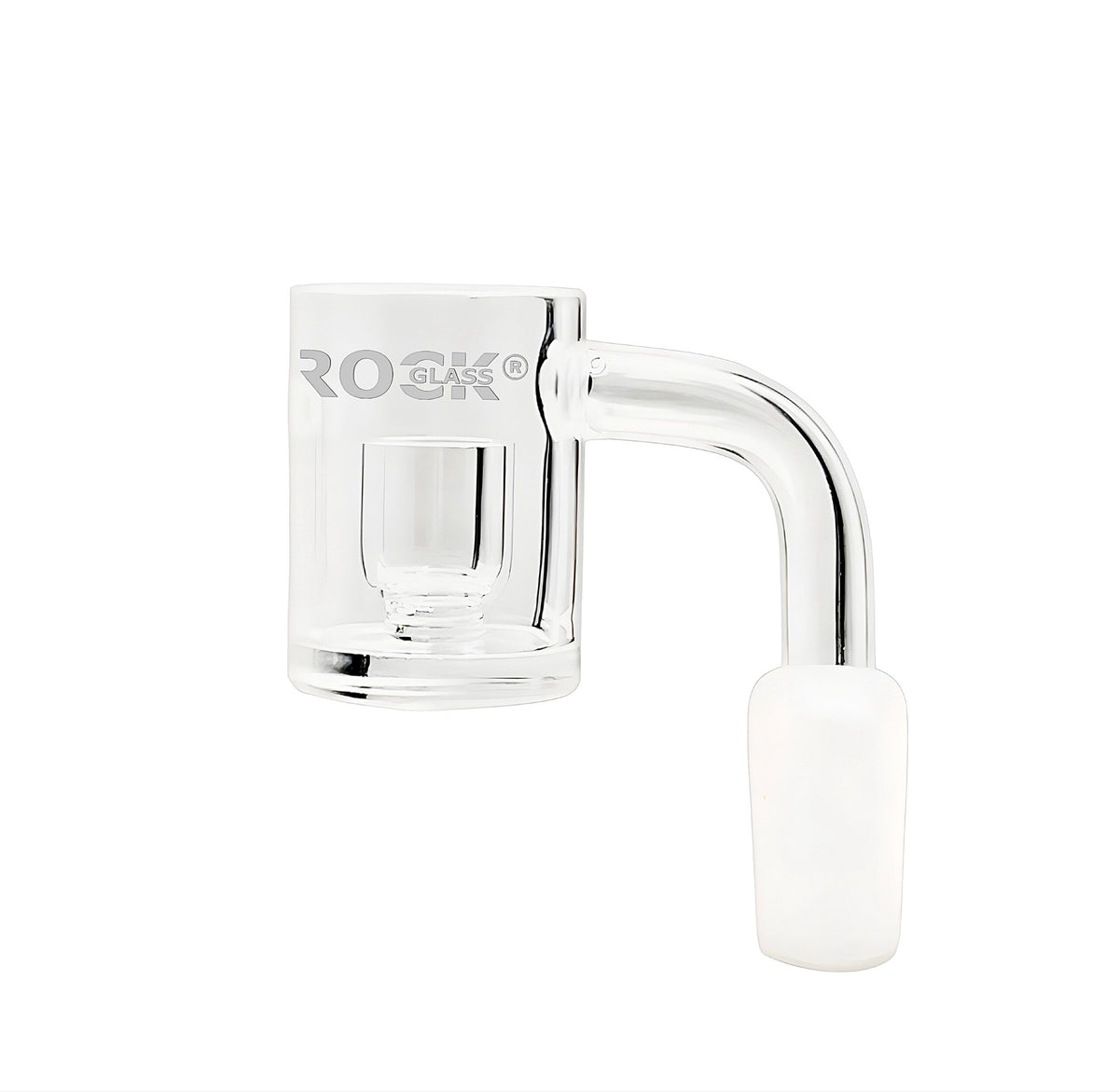 Thermal Titan 14mm 90° Dual-Wall Quartz Banger - Discreet Smoker