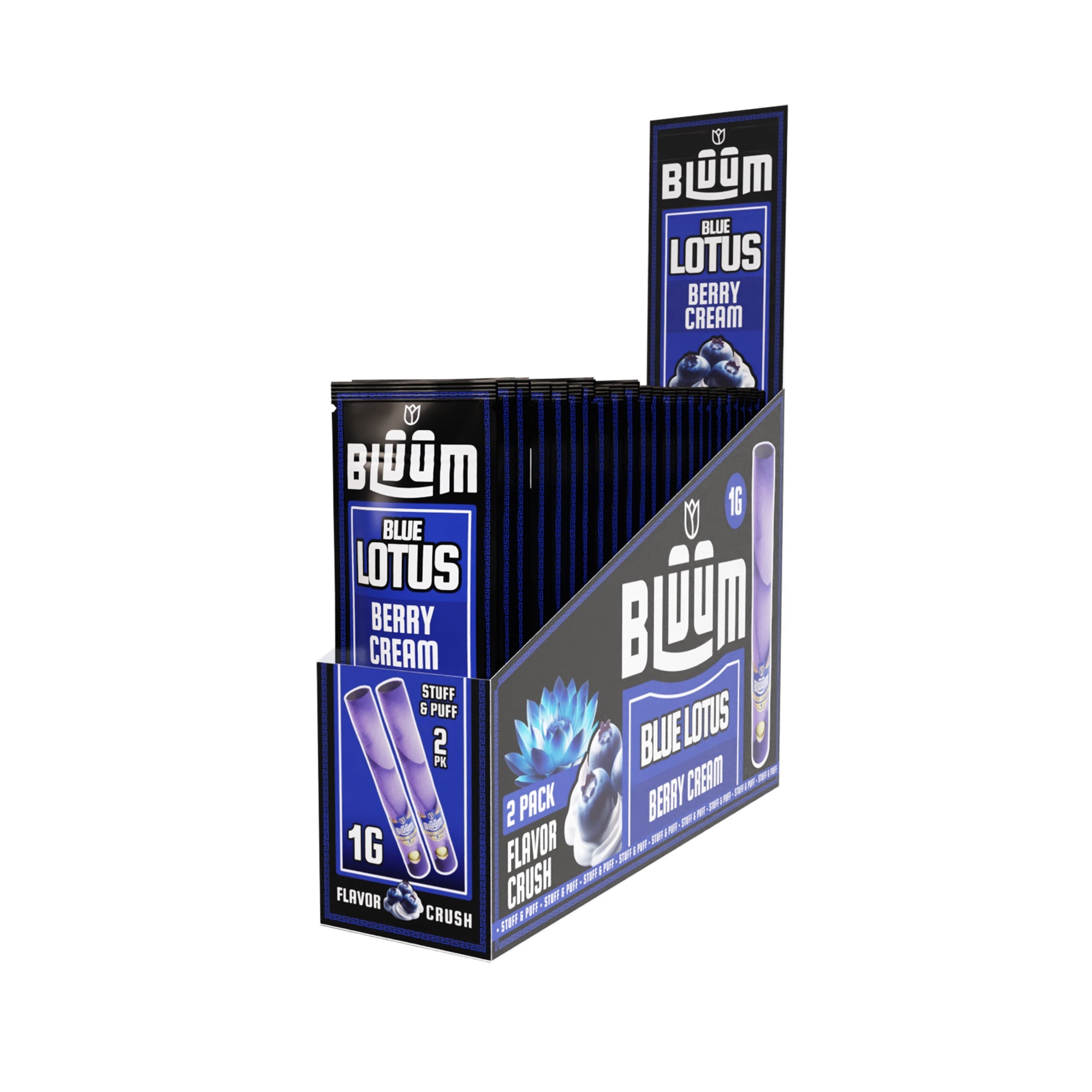 Bluum Wild Flower 2pk Lotus Rolls – 10ct - Discreet Smoker