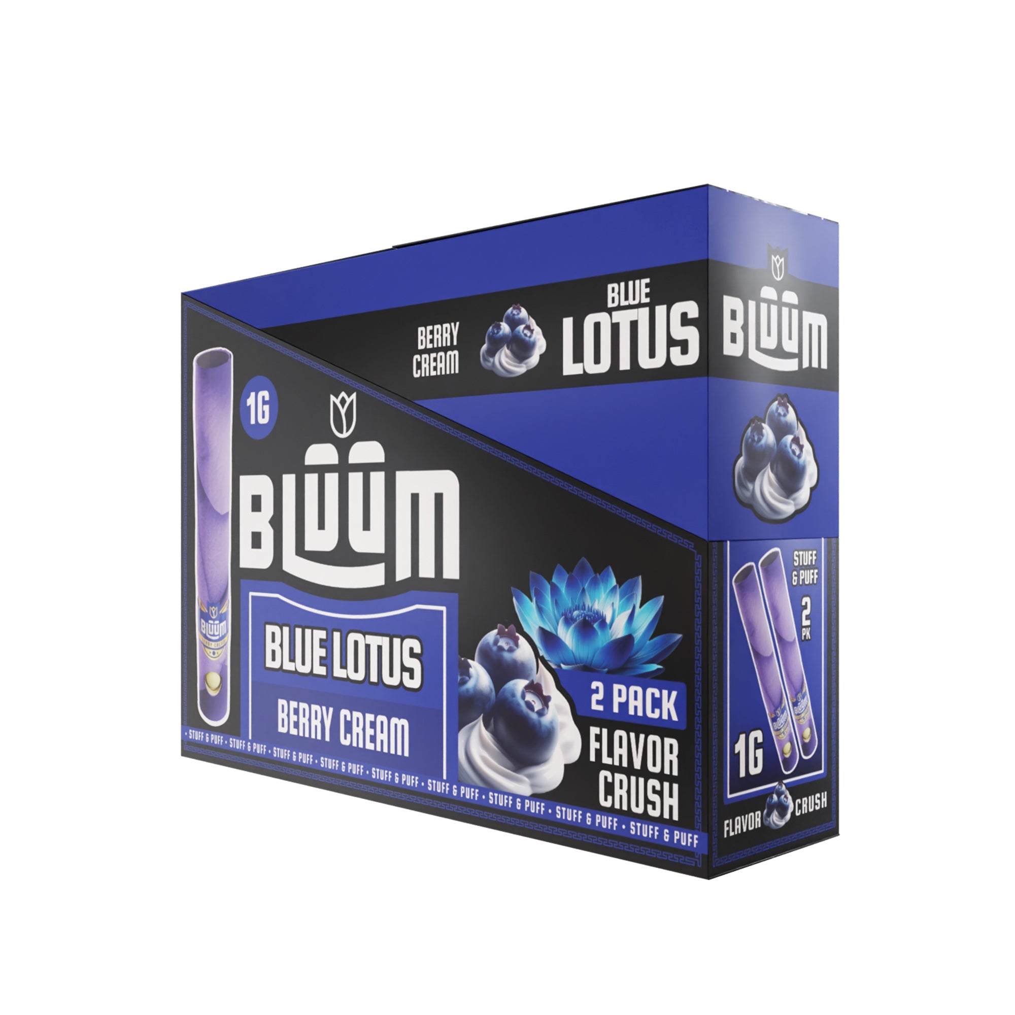 Bluum Wild Flower 2pk Lotus Rolls – 10ct - Discreet Smoker
