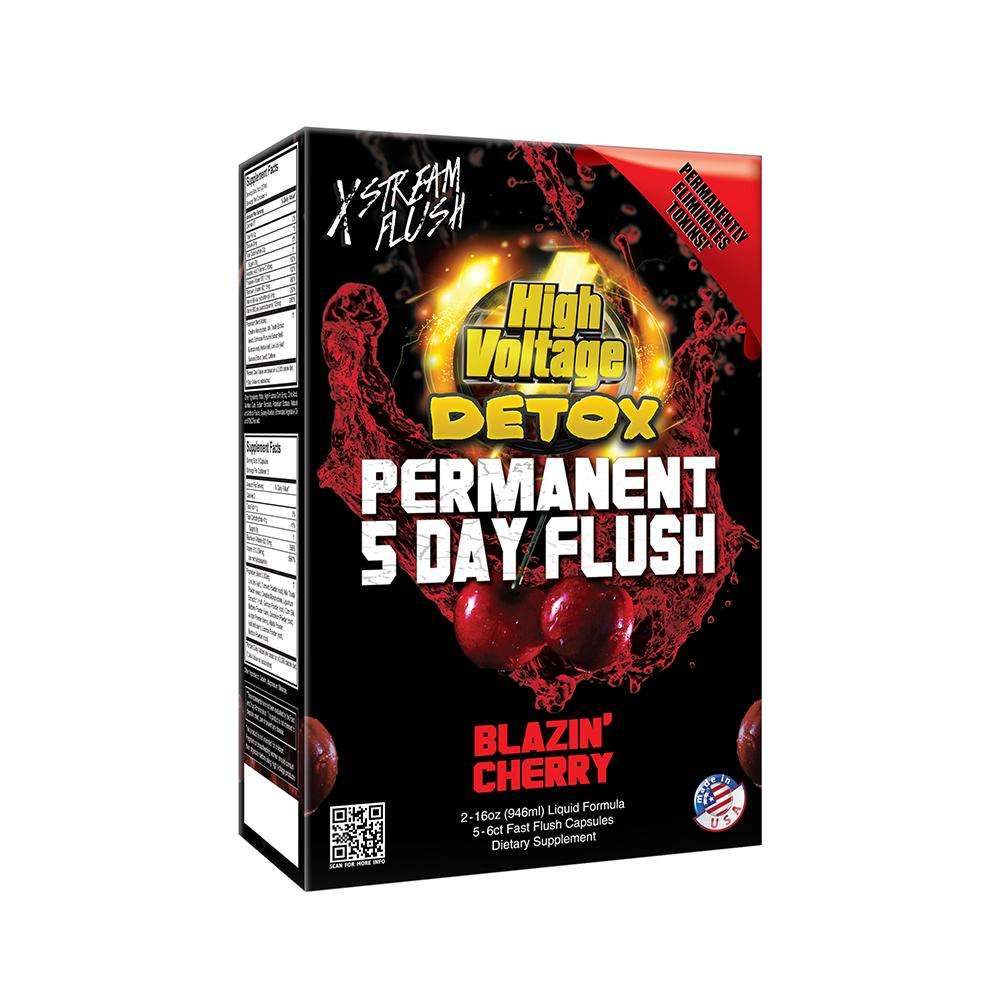 High Voltage Detox Permanent 5 Day Flush - Blazin Cherry - Discreet Smoker