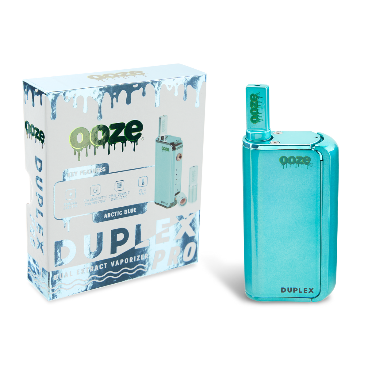Ooze Duplex Pro – 900 mAh – Cartridge & Wax Vaporizer - Discreet Smoker