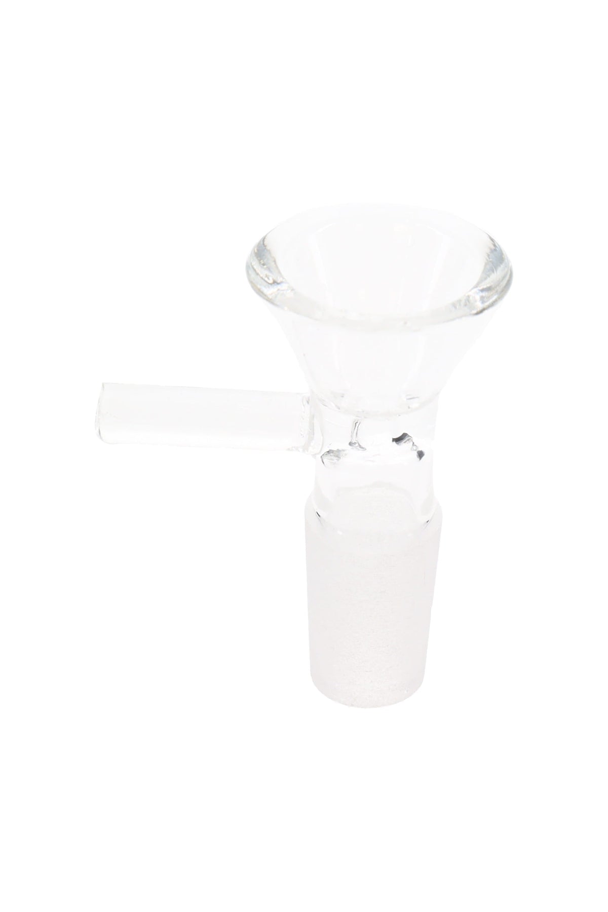 Clear Glass-on-Glass Bowl – 14.5 mm Male - Discreet Smoker