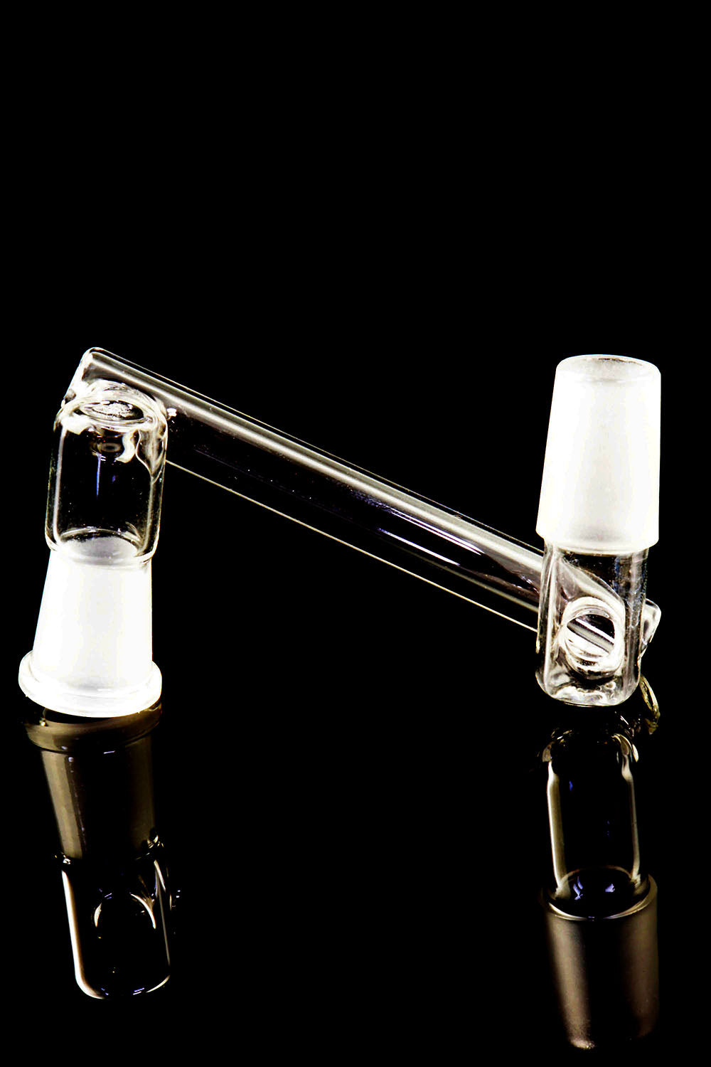 18.8 mm Male to 14.5 mm Female Drop-Down Sidecar Adapter - Discreet Smoker