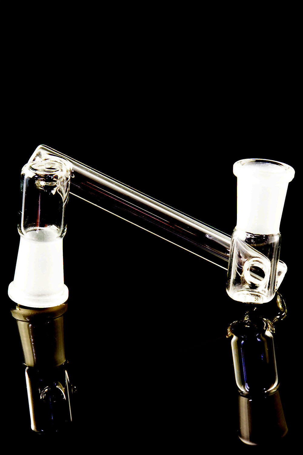 14.5 mm Female to 14.5 mm Female Drop-Down Sidecar Adapter - Discreet Smoker