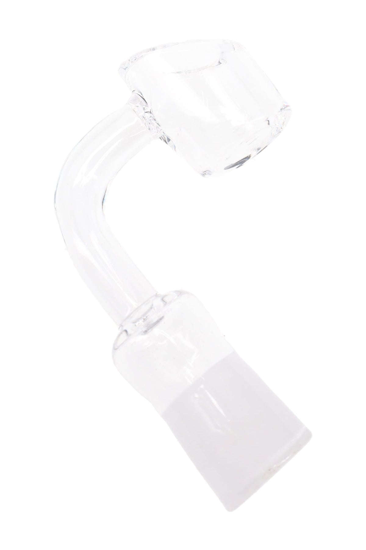 Quartz 14.5 mm Female Domeless Banger – 4 mm Thick - Discreet Smoker