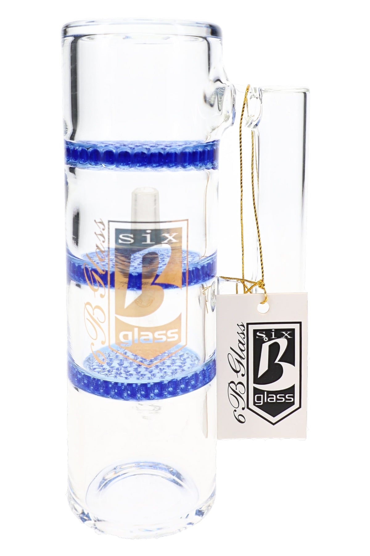 6B Glass Triple Honeycomb Ash Catcher – 14.5/18.8 mm – Assorted Colors