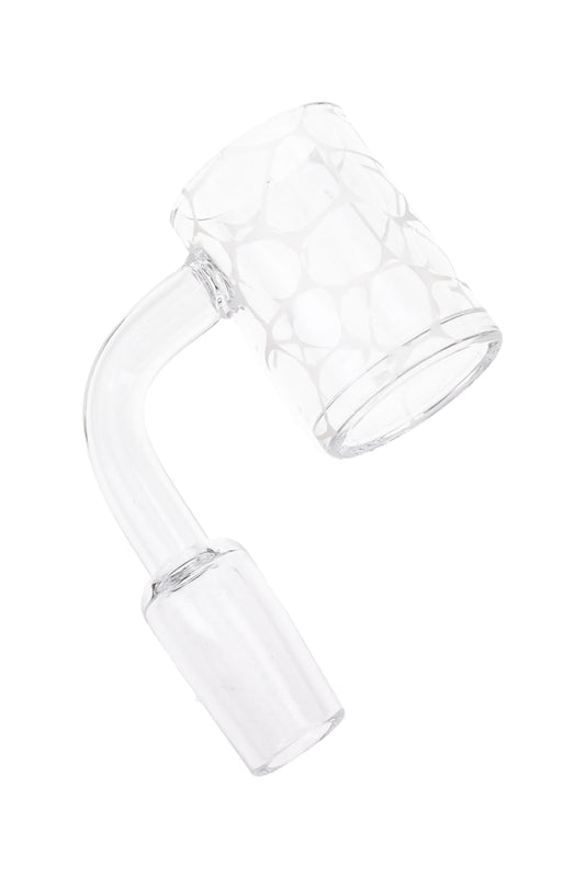 Quartz 14.5 mm Male Flat-Top Banger – Frosted Design