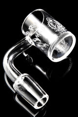 Quartz 14.5 mm Male Flat-Top Banger – Frosted Design