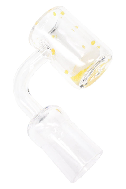 Quartz 14.5 mm Male 90° Thermochromic Banger – Domeless