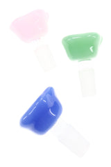Bright Slime Flower Bowl “Petal Pop” – 14.5 mm Male – Assorted Colors - Discreet Smoker