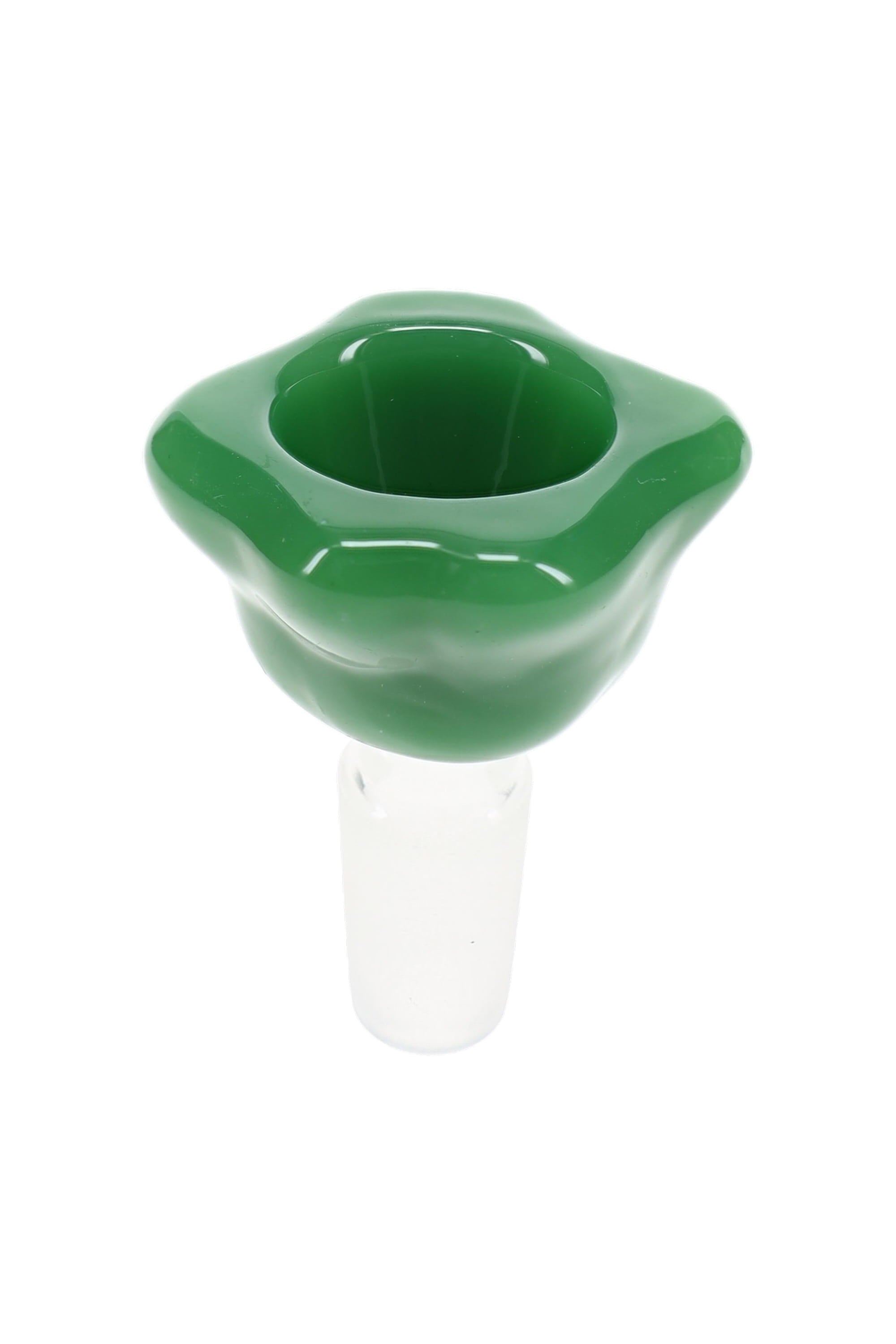 Bright Slime Flower Bowl “Petal Pop” – 14.5 mm Male – Assorted Colors - Discreet Smoker