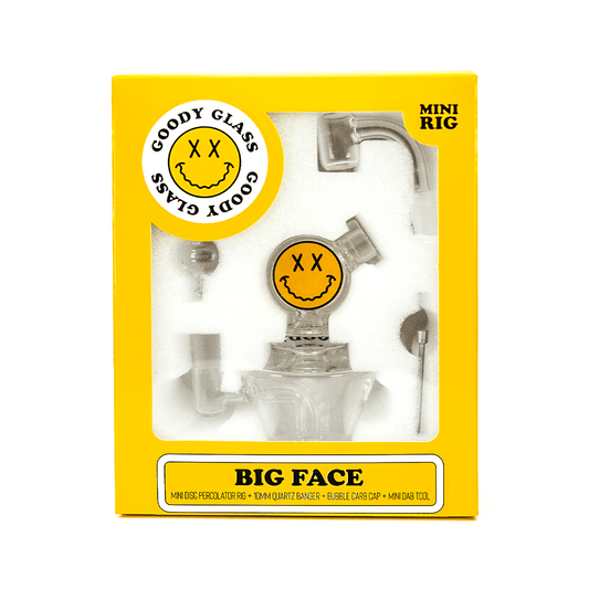 Big Face Mini Rig 4-Piece Kit - Discreet Smoker