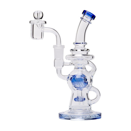 Human Grade 7" Swiss Rig Water Pipe - Discreet Smoker