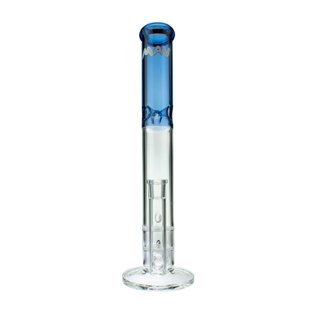 MAV 16" Double Honey Straight Glass Water Pipe - Discreet Smoker