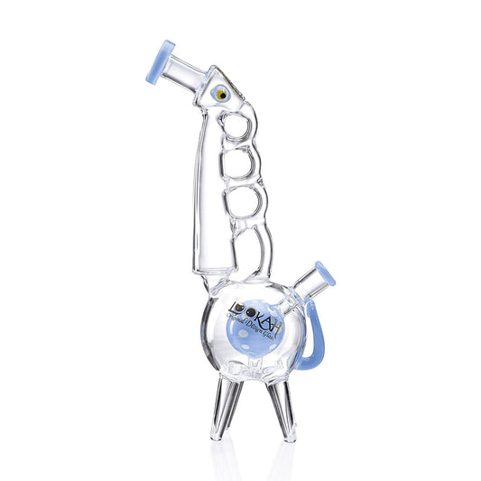 Lookah Glass 13" Cool Recycler Giraffe - Discreet Smoker