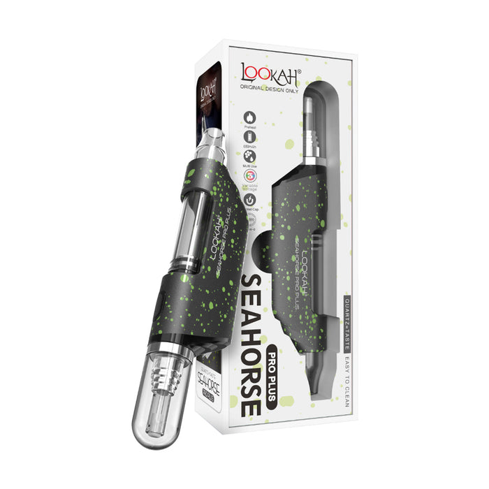 Lookah Seahorse Pro Plus, Spatter - Black White
