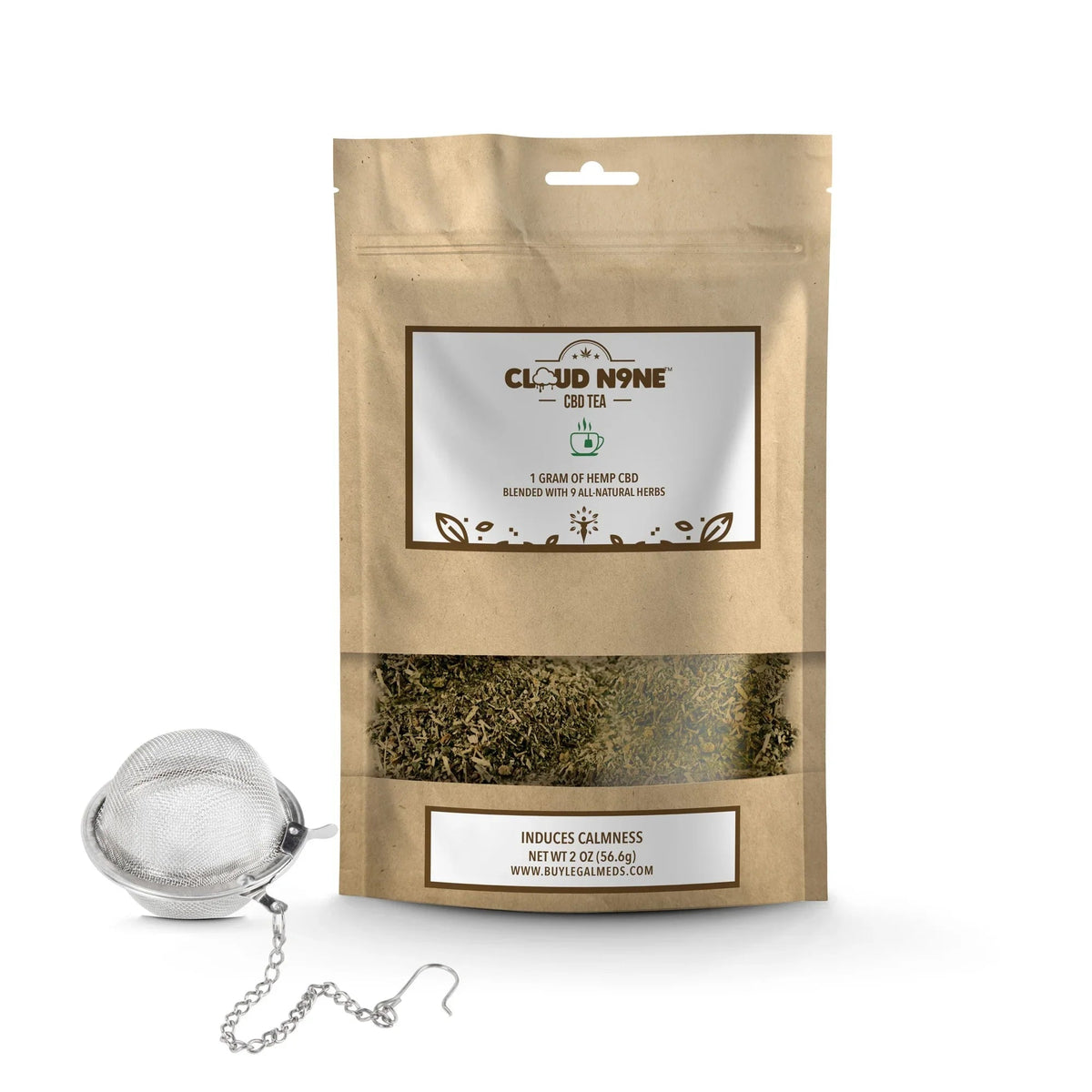 Cloud N9ne CBD Tea - Discreet Smoker