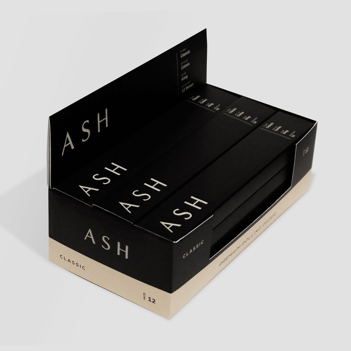 ASH Classic Pre-Rolled Cones | 12 Count Box